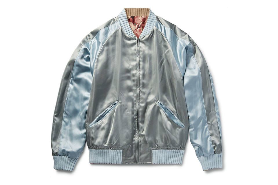 taske Link personlighed Gucci Reversible Silk Floral Print Bomber Jacket - THE GENTLEMAN SELECT